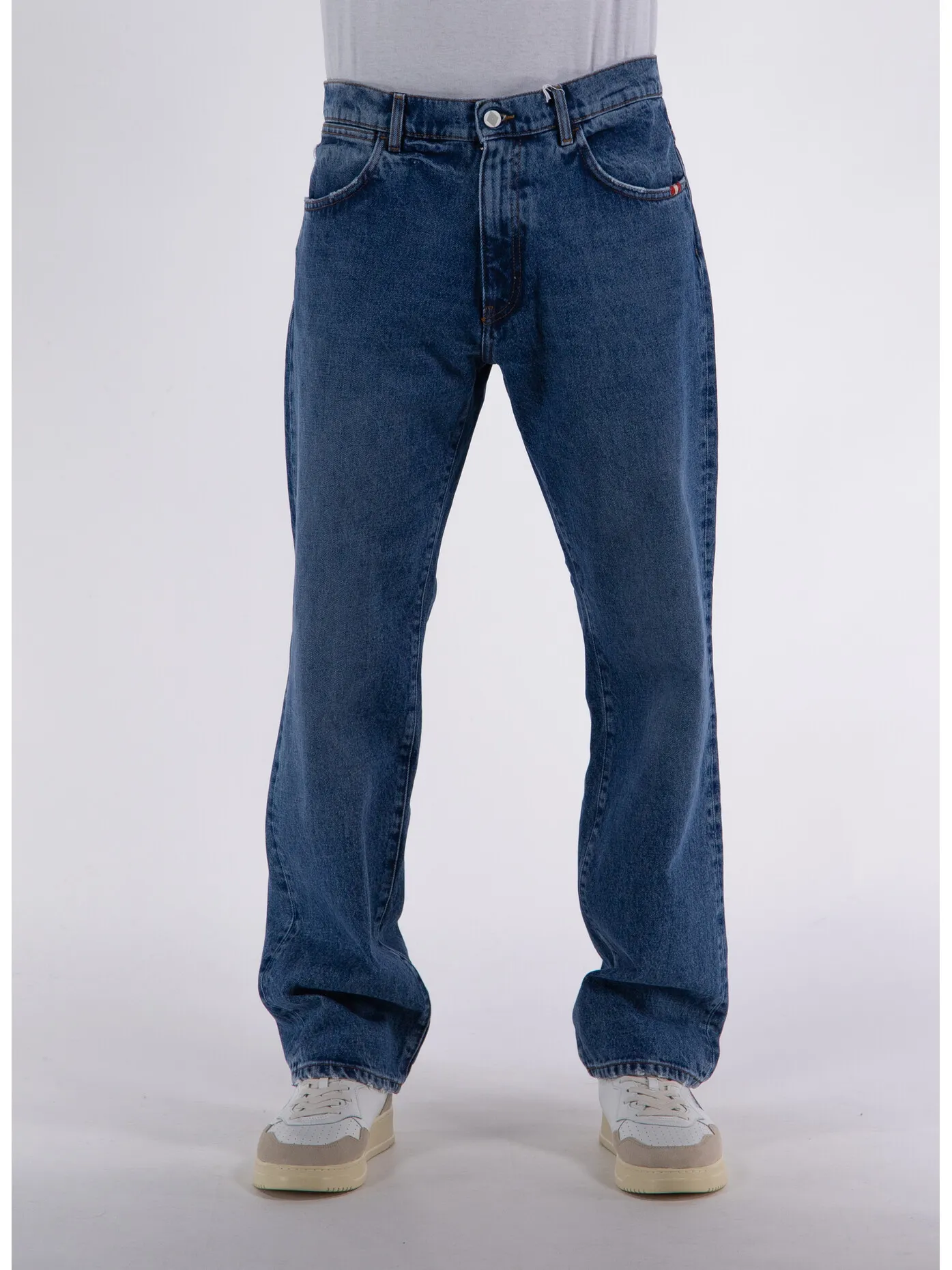     -AMISH    -JEANS JAMES DIRTY USED DENIM-