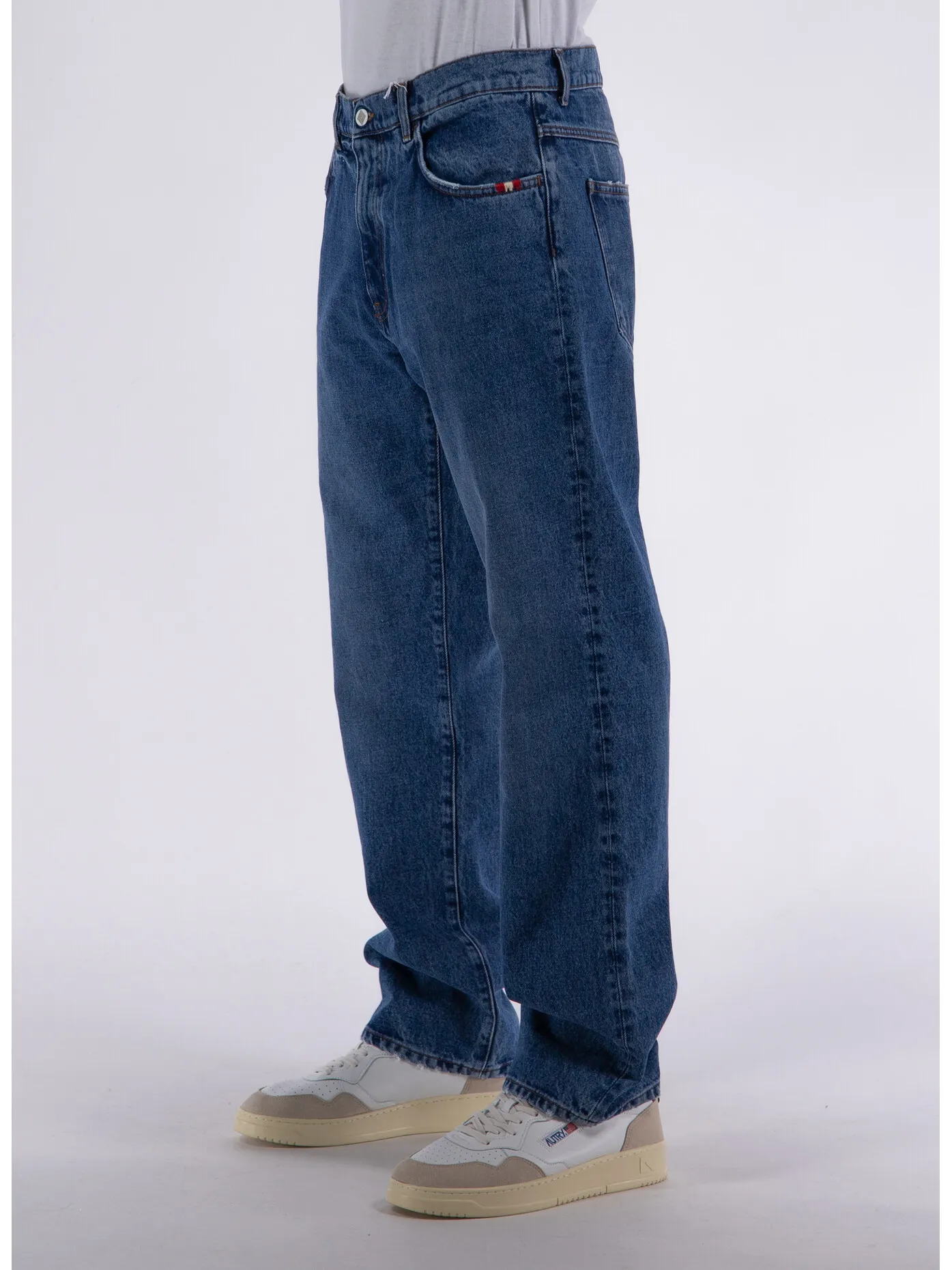     -AMISH    -JEANS JAMES DIRTY USED DENIM-