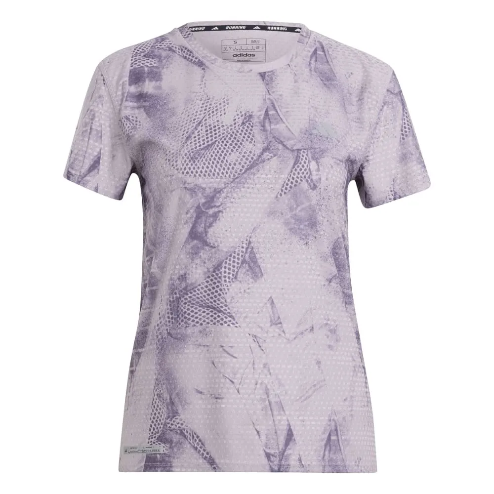 ADIDAS T-Shirt Running Ultimate Rosa Viola Donna
