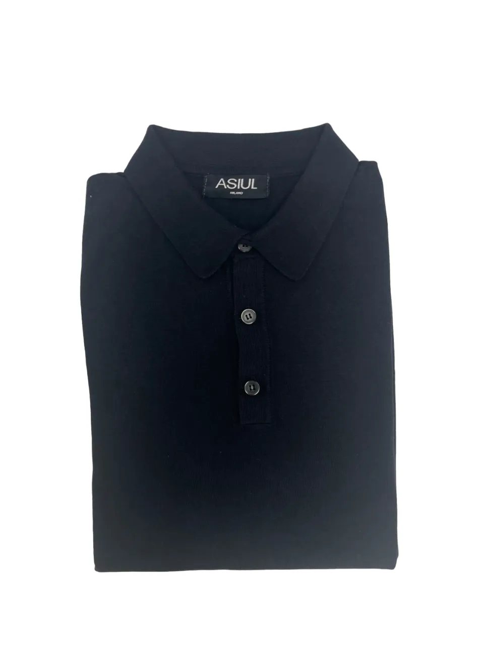 ASIUL   POLO NERA IN FILO