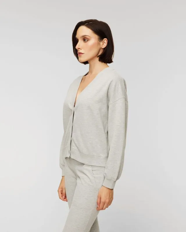 Cardigan grigio da donna di Juvia Lou