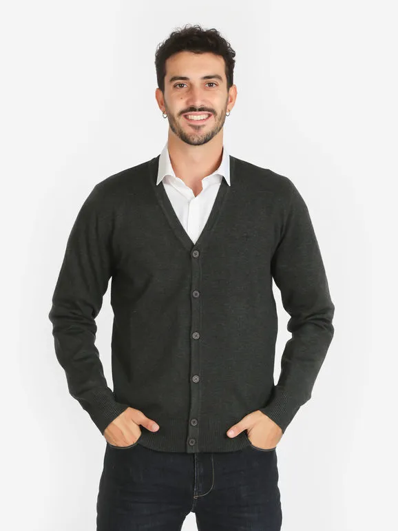 Coveri Moving Cardigan homme en maille avec boutons