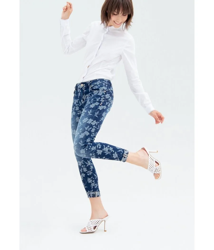 JEANS FRACOMINA BELLA FIORI