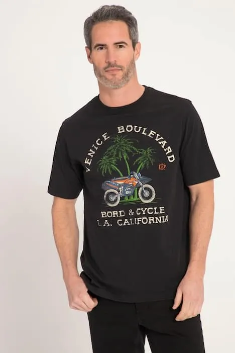 T-Shirt, Halbarm, Print, Rundhals